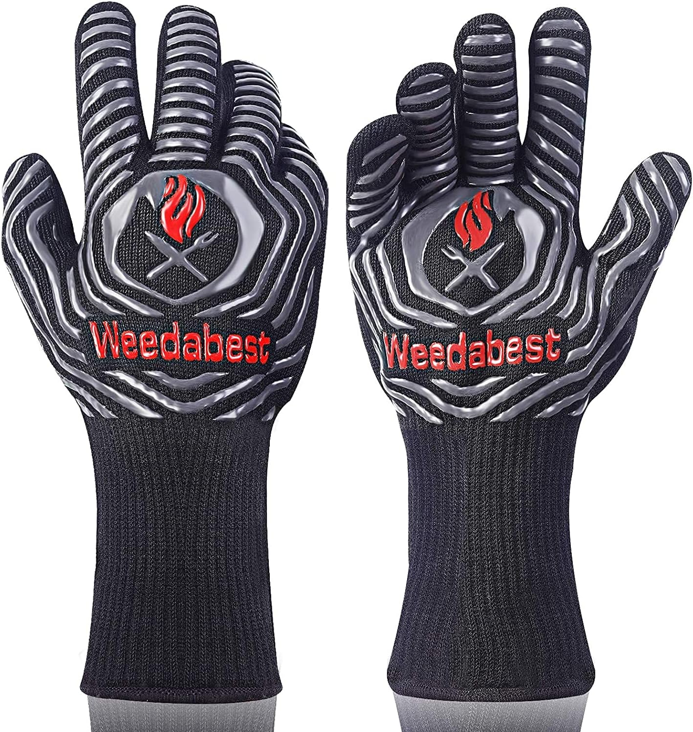 Pro BBQ Gloves: Ultimate Heat Protection by WEEDABEST
