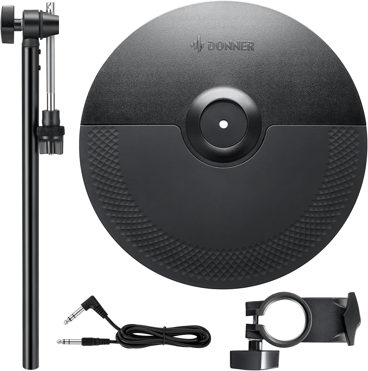 Donner Mute Cymbal Set with 12-inch Cymbals for Electric Drums