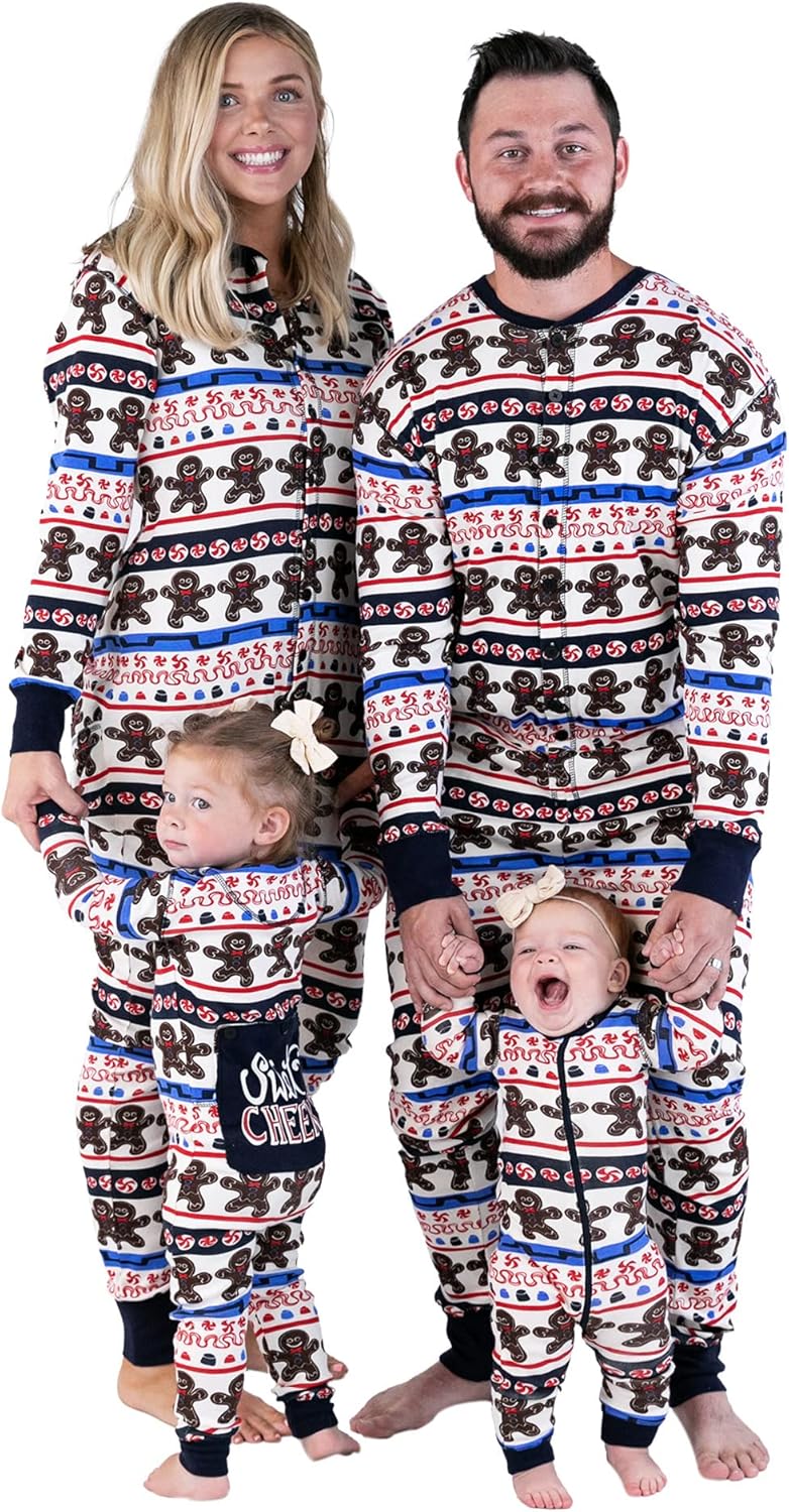 Lazy One Flapjacks Matching Christmas Pajamas for Family Fun