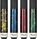 Kmise Pool Cue Stick Set of 4 - Professional Canadian Maple Cues