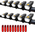 USB-C Rechargeable Bike Lights Front and Rear - Compact Safety Light