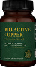 Cu1 Bio-Active Copper Supplement - Supports Detox & Energy