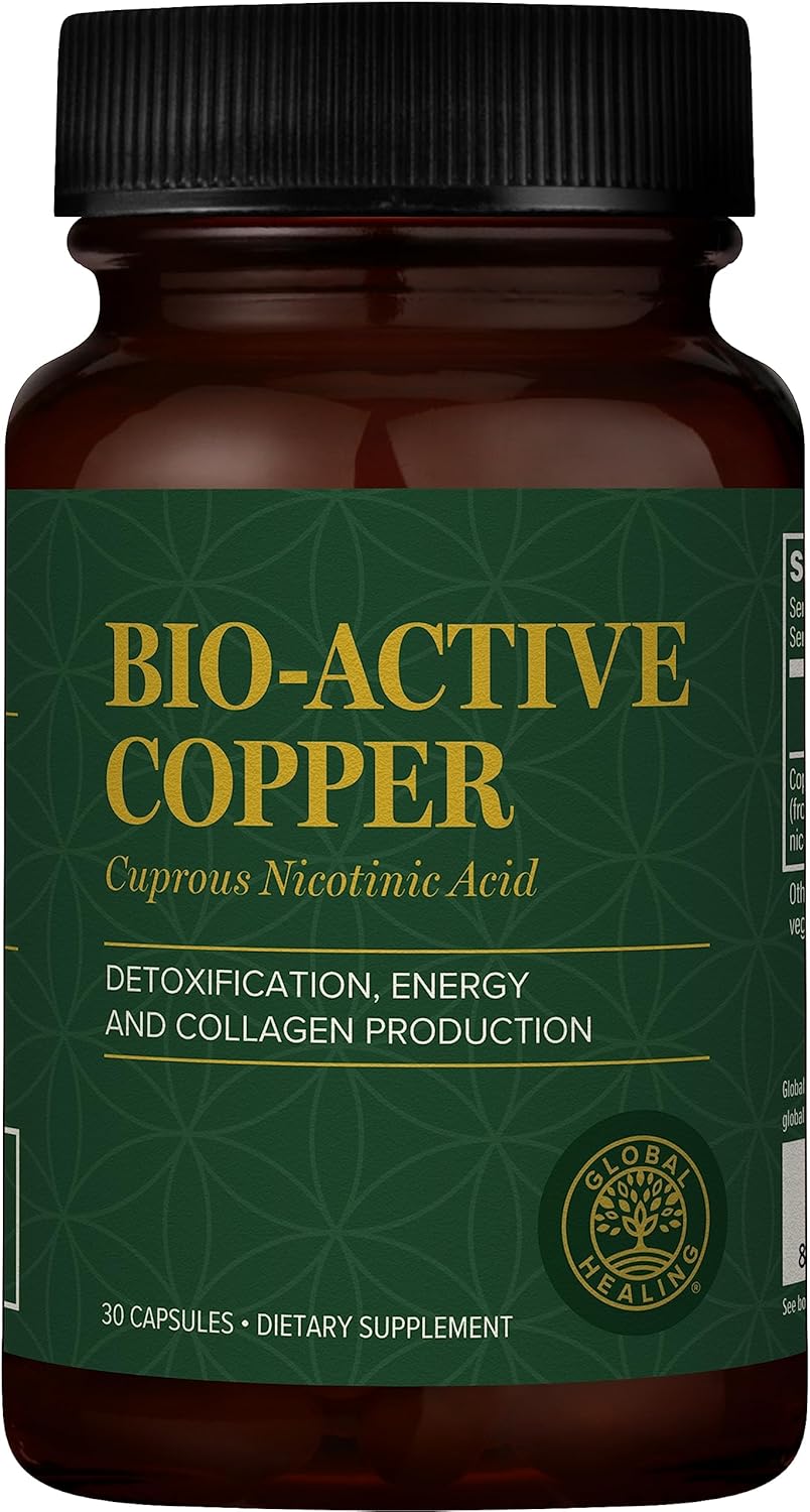 Bio-Active Copper Supplement Cu1 for Detox and Immune Support