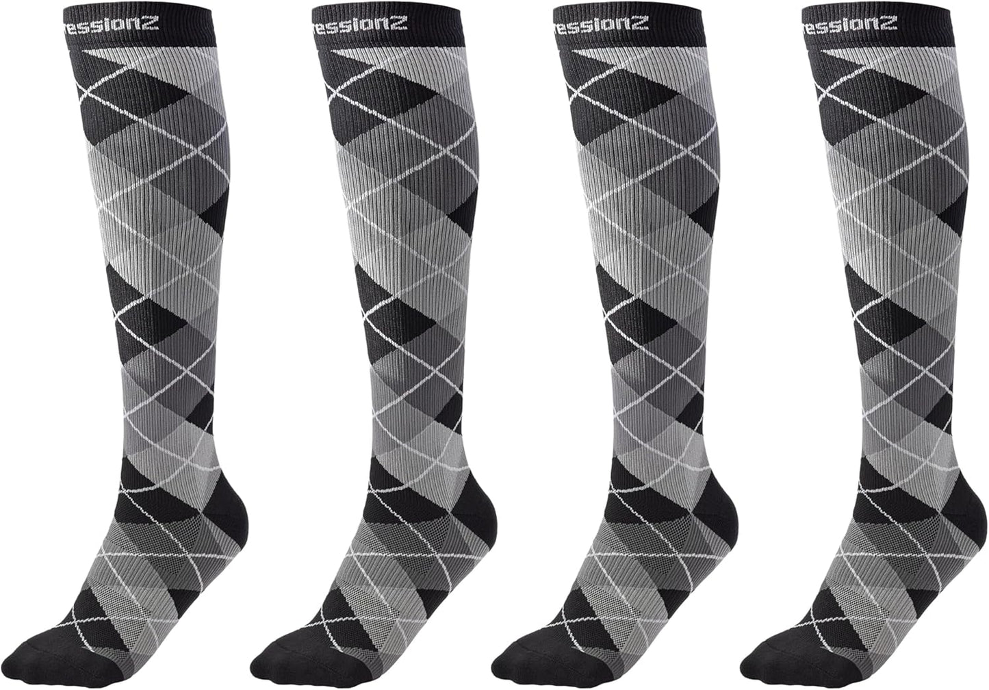 30-40 mmHg Knee High Compression Socks for Men and Women