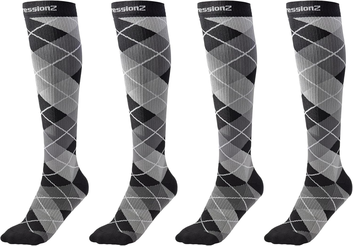 30-40 mmHg Knee High Compression Socks for Men and Women