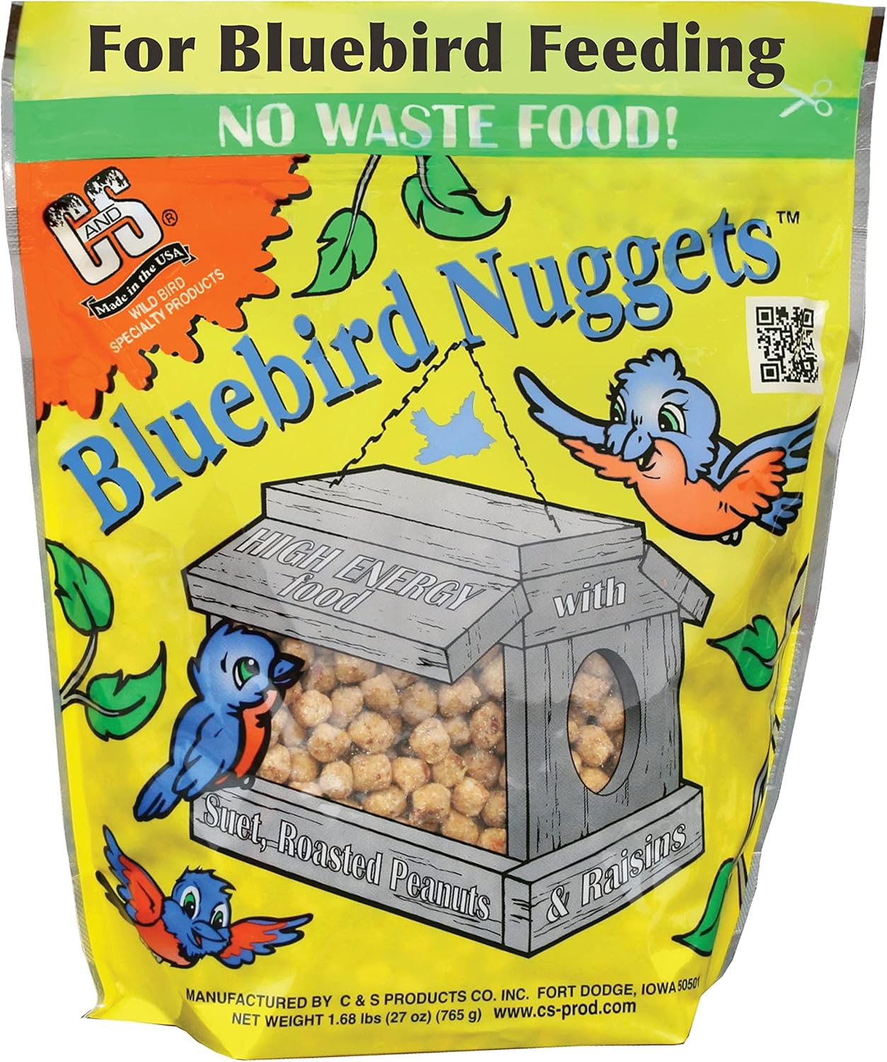 C&S No Melt and No Waste Bluebird Nuggets for Year-Round Feeding