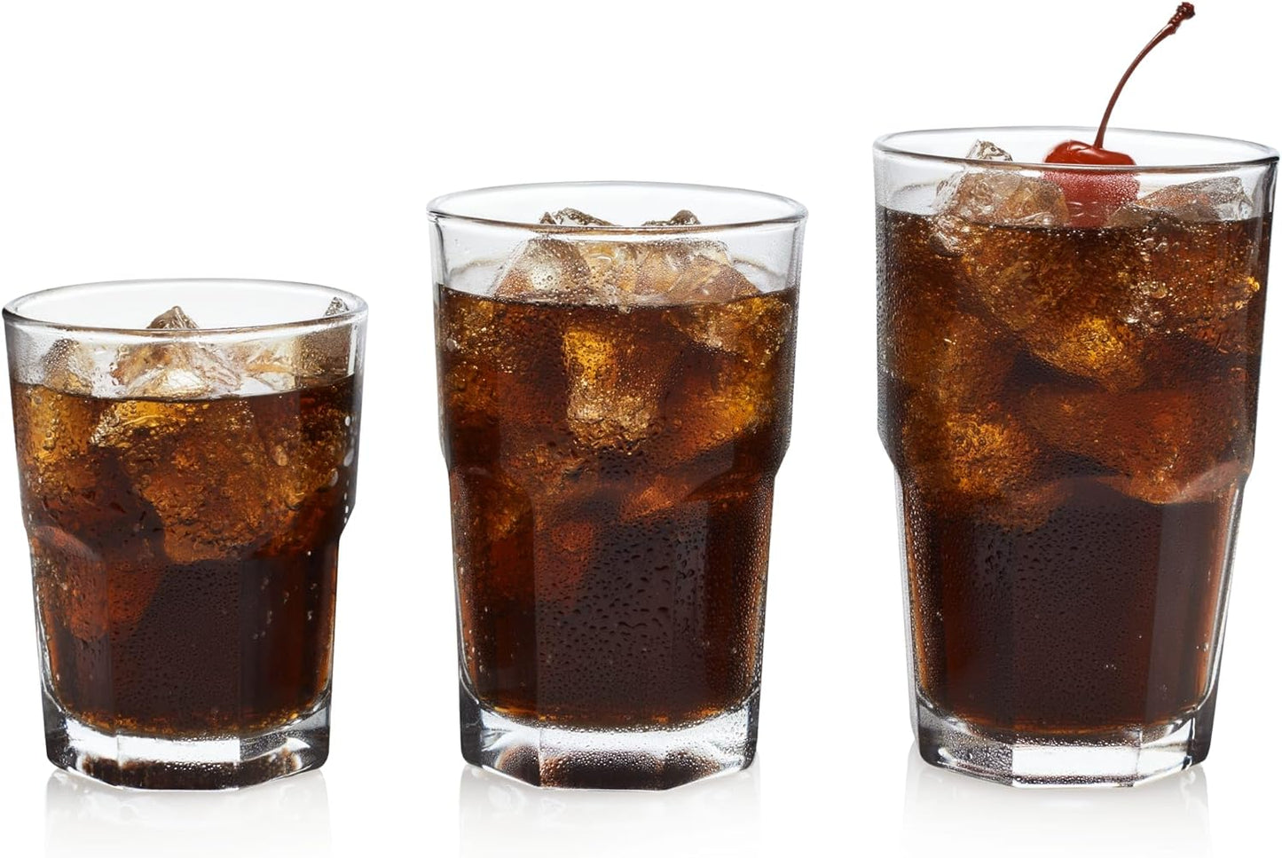 Libbey Boston Tumbler Set - 18 Piece Stackable Glasses
