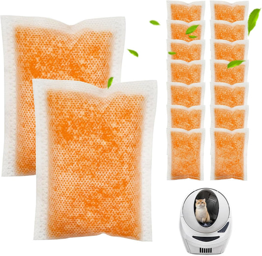 16 Pcs Cat Litter Box Deodorizer Refills for Odor Control