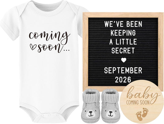 Pregnancy Announcement Set for Unique Baby Reveal Ideas