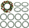 12 Pack 18 in Metal Wreath Frame Wire Rings - Durable DIY Bases