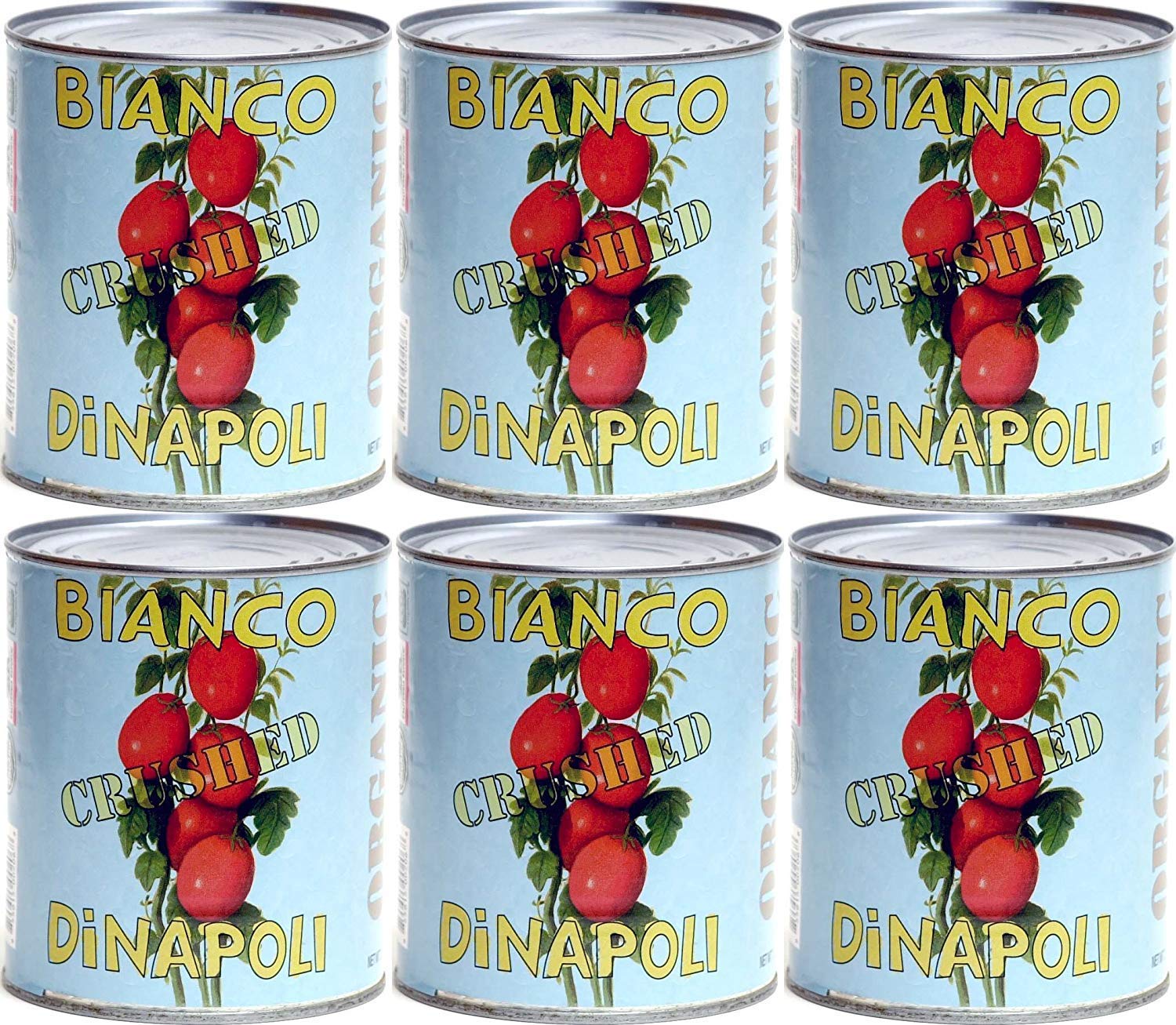Bianco DiNapoli Organic Crushed Tomatoes - 28 oz, 6 Pack