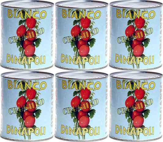Bianco DiNapoli Organic Crushed Tomatoes - 28 oz, 6 Pack