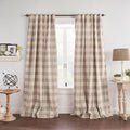 Buffalo-Check Blackout Curtain Panel - Farmhouse Light Blocking