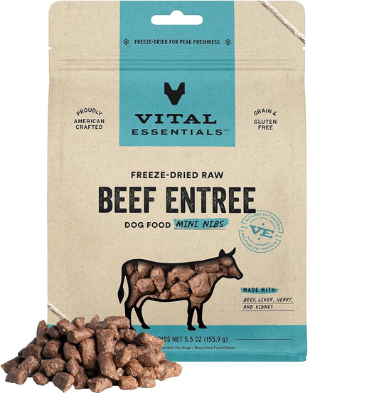 Beef Mini Nibs - Raw Dog Food Delight