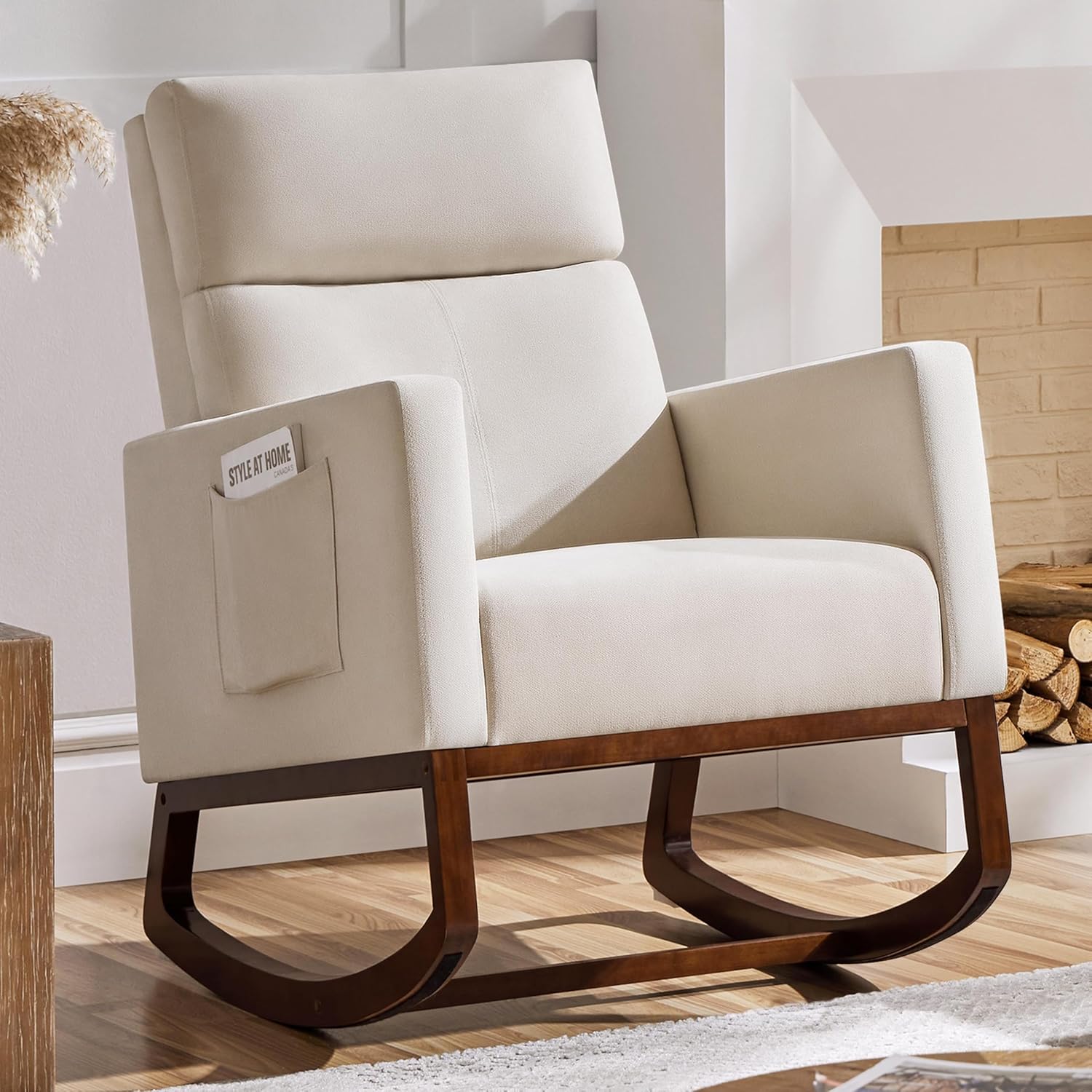 Yaheetech Modern Rocking Chair - Stylish & Comfortable Recliner