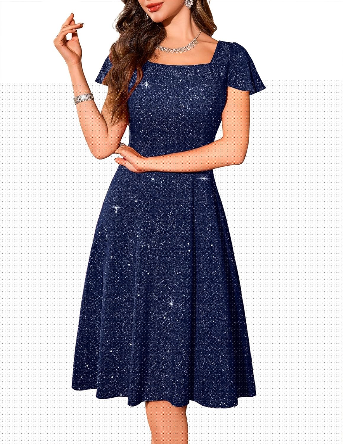 BeryLove Prom Dress for Teens: Elegant Sequin Party Dress
