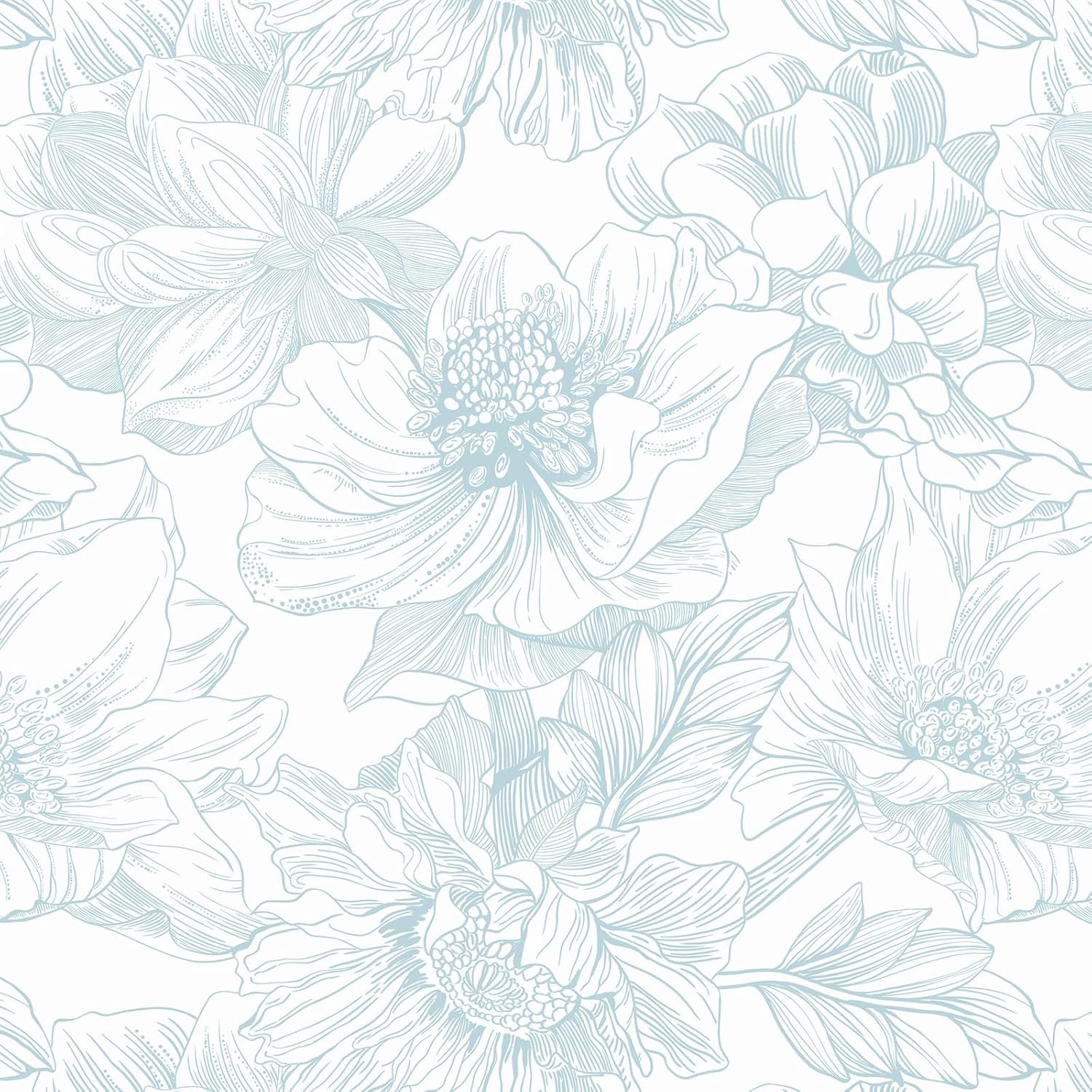 Dimoon Peel and Stick Wallpaper for a Boho Floral Touch