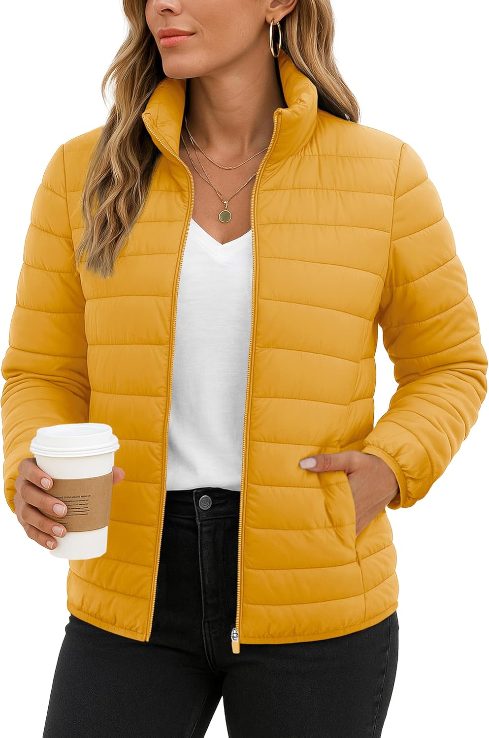 TACVASEN Women's Puffer Jackets: Lightweight Winter Warmth