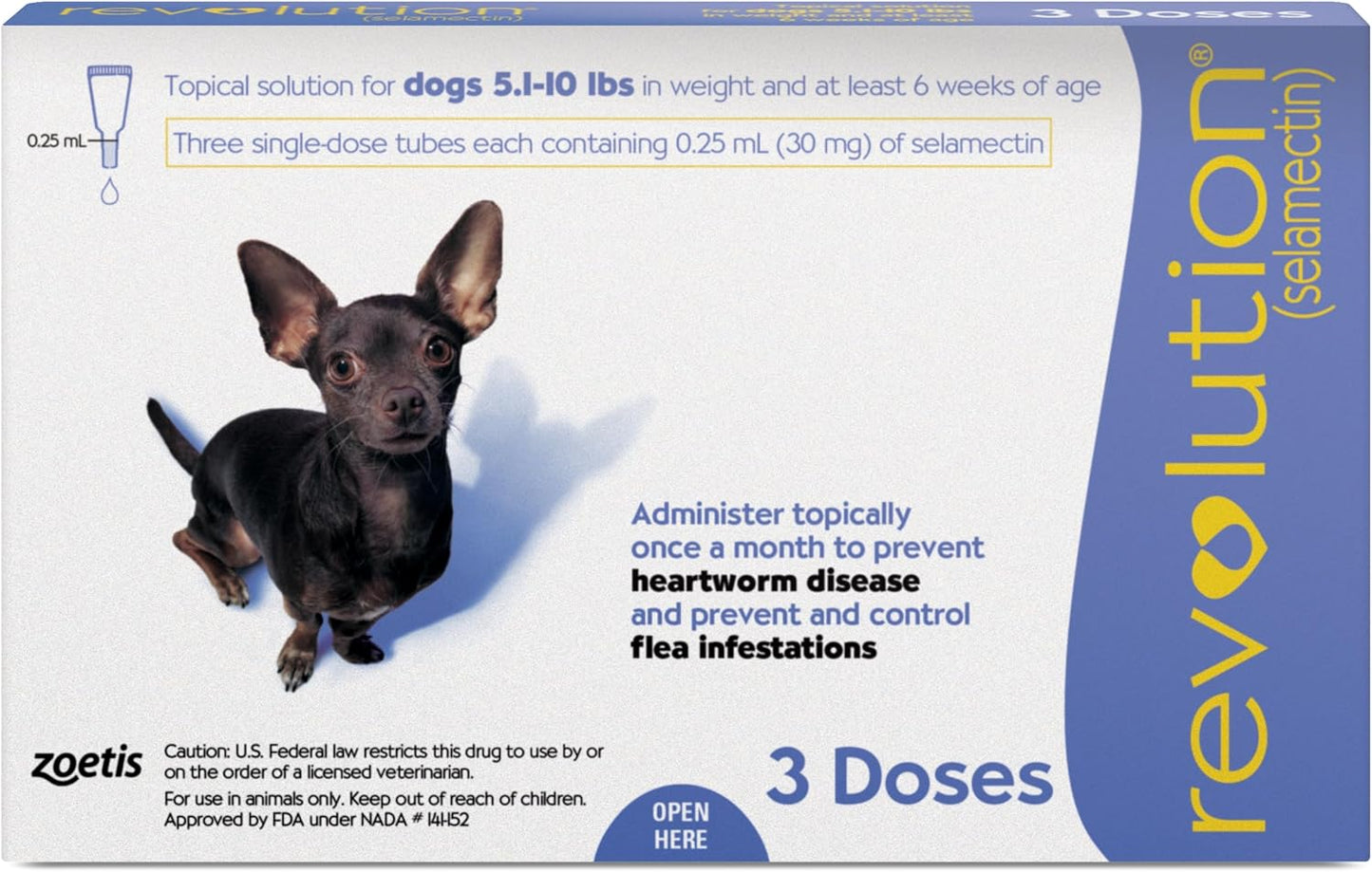 Revolution Topical Solution for Dogs: 5-in-1 Protection Pack