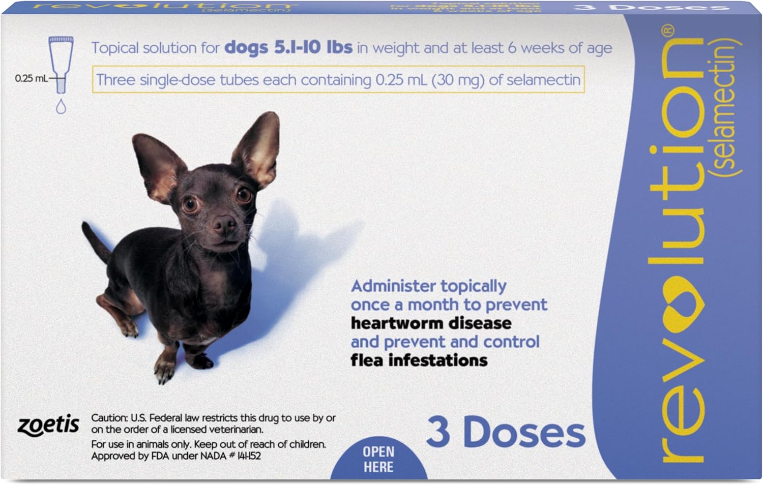 Revolution Topical Solution for Dogs: 5-in-1 Protection Pack