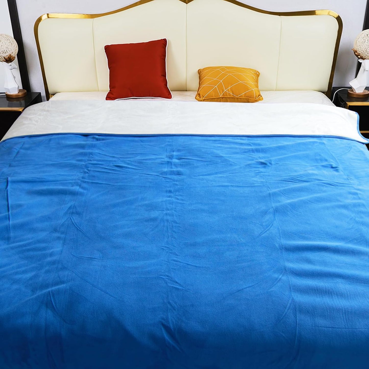 Waterproof Blanket for Bed - Reversible & Washable King Size