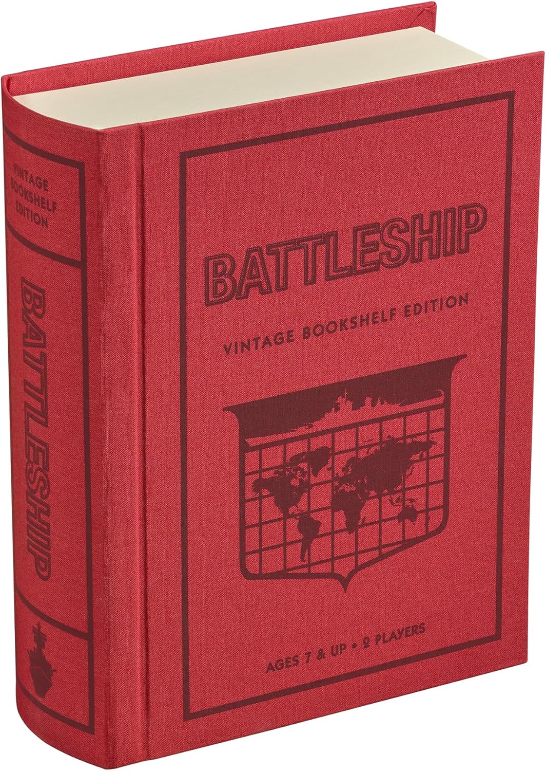 Battleship Vintage Bookshelf Edition - Classic Naval Strategy Game