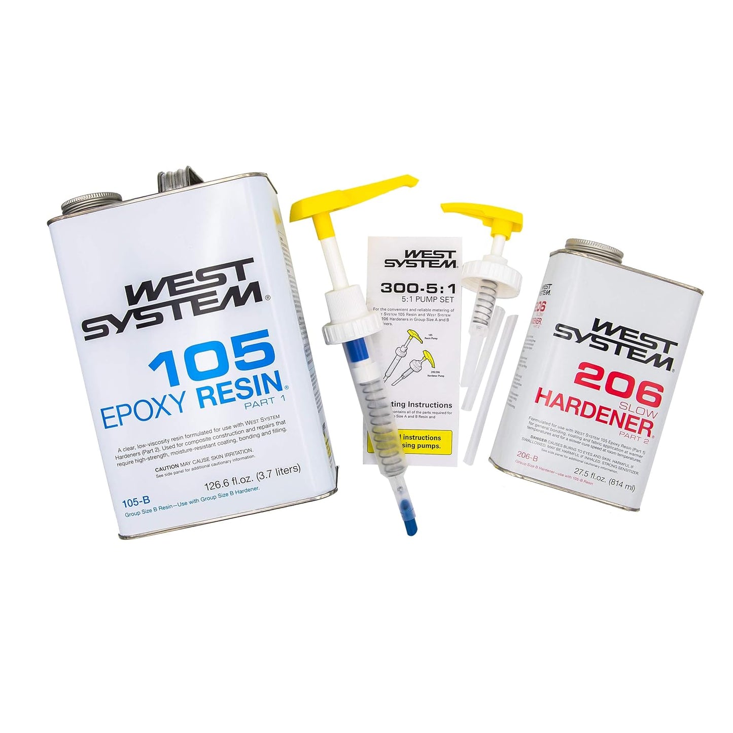 West System 105-B Epoxy Resin Bundle for All Your Projects