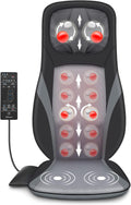 Snailax Shiatsu Massager: Height Adjustment, Full Back Kneading, Heat