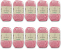 Sensy Calinia Yarn Set of 10 Skeins for Amigurumi Creations