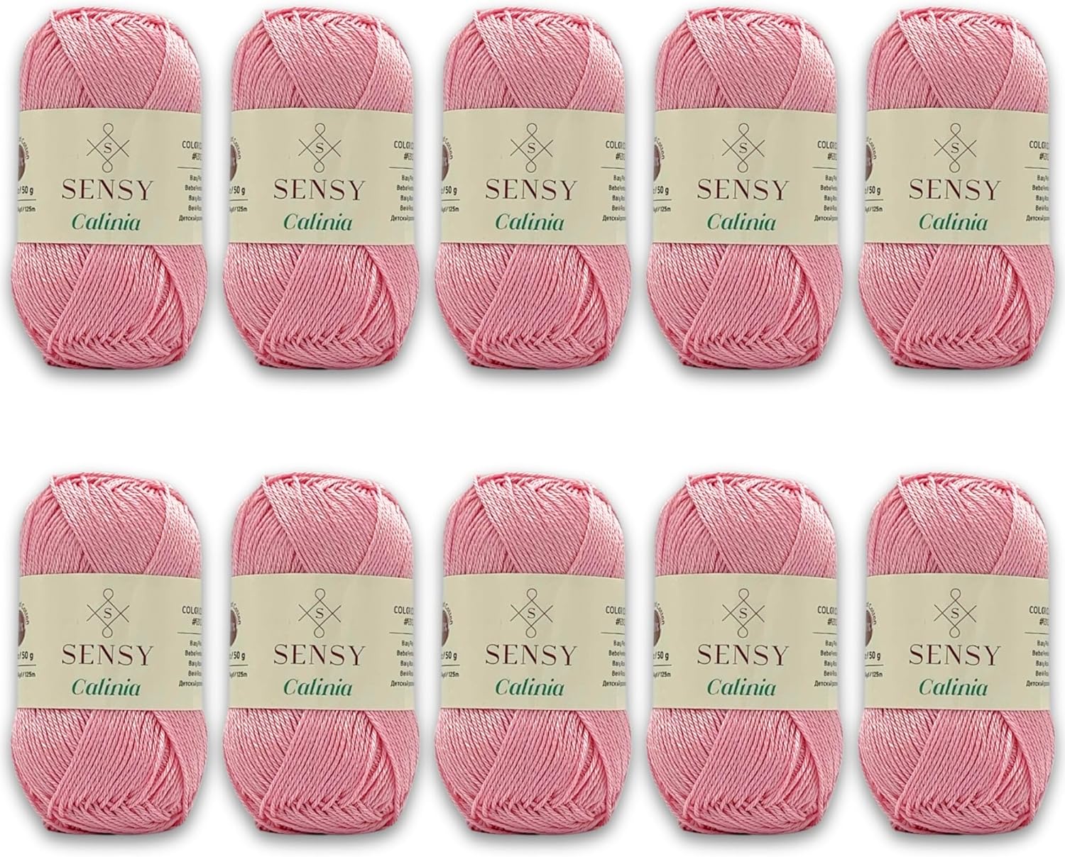 10 Skeins of Sensy Calinia Yarn for Amigurumi Projects