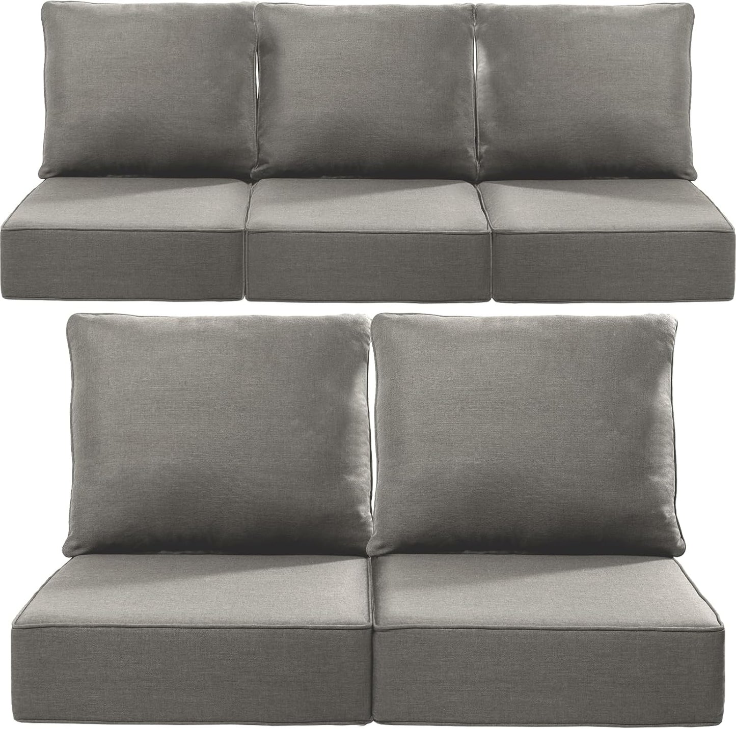 Luxury 22x24 6-Inch Outdoor Cushions for Patio Furniture Set