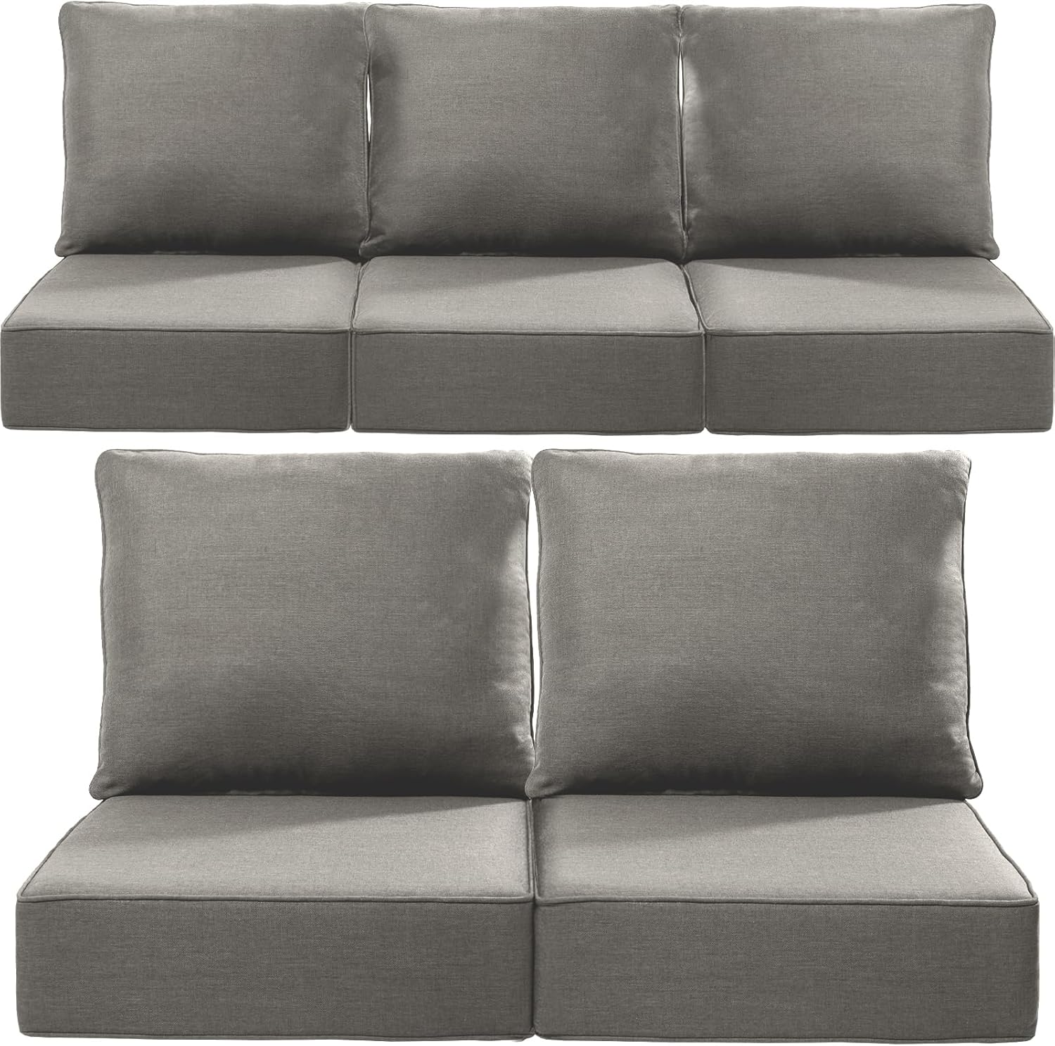 Luxury 22x24 6-Inch Outdoor Cushions for Patio Furniture Set