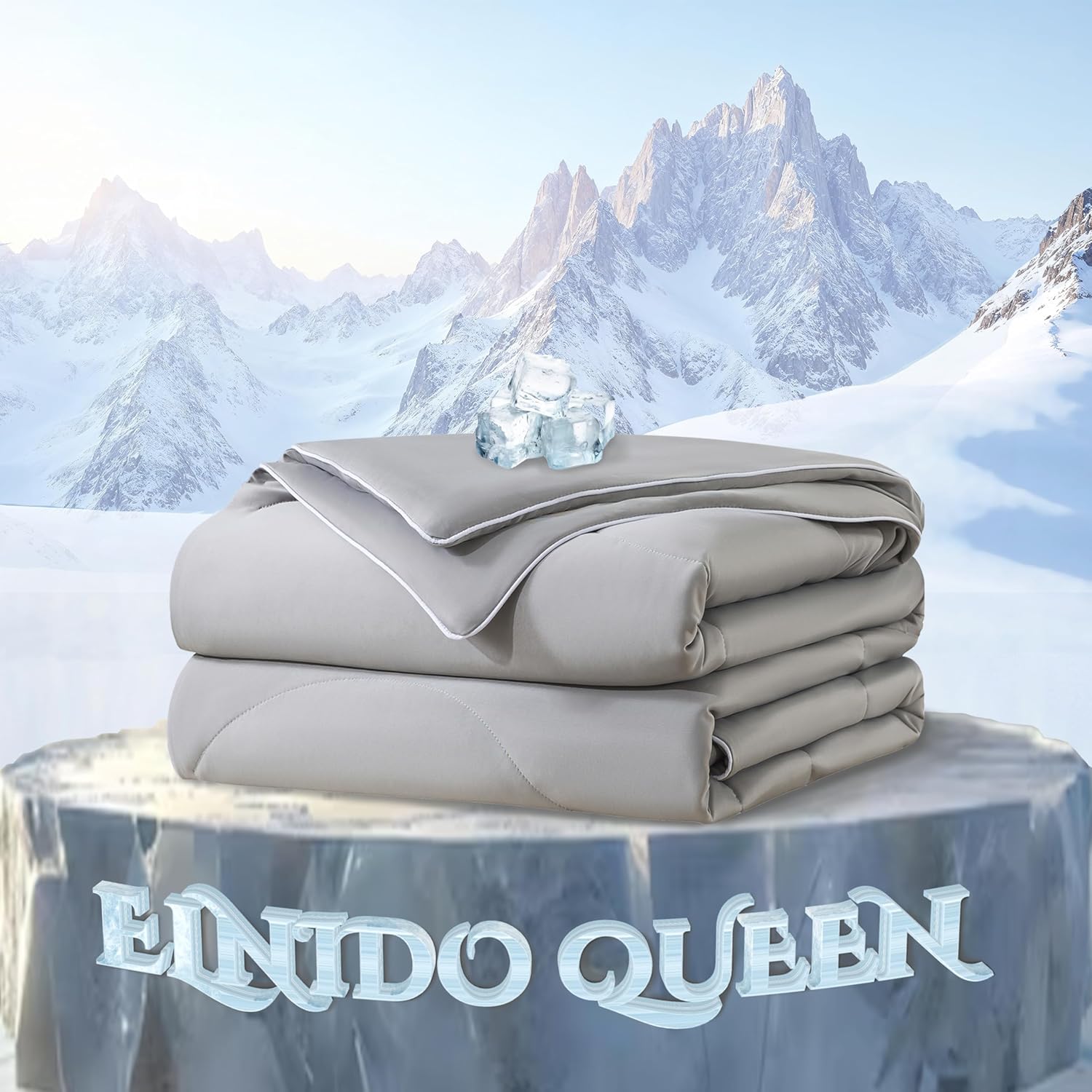 ELNIDO QUEEN Cooling Comforter for Hot Sleepers, 90x90 in