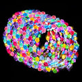 LED Flower Crowns Headbands 100 PCS - Light Up Floral Headband