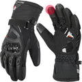 Winter Motorcycle Gloves Rainproof Riding Warm Gloves with Touchscreen