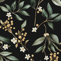 Extra Long Dark Peel and Stick Wallpaper 17.5in x 393in - Vintage