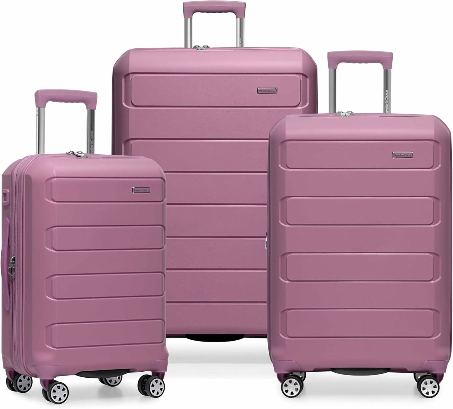Traveler's Choice Pagosa Indestructible Hardshell Luggage Set