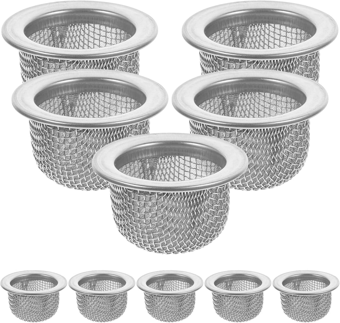 10pcs Stainless Steel Smoker Filters for Rich Bourbon Flavor