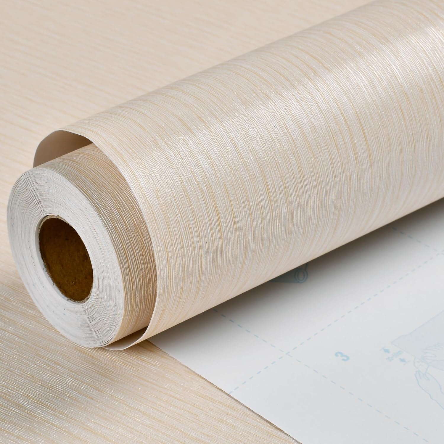 Haimin Grasscloth Wallpaper Peel and Stick for Easy Decor