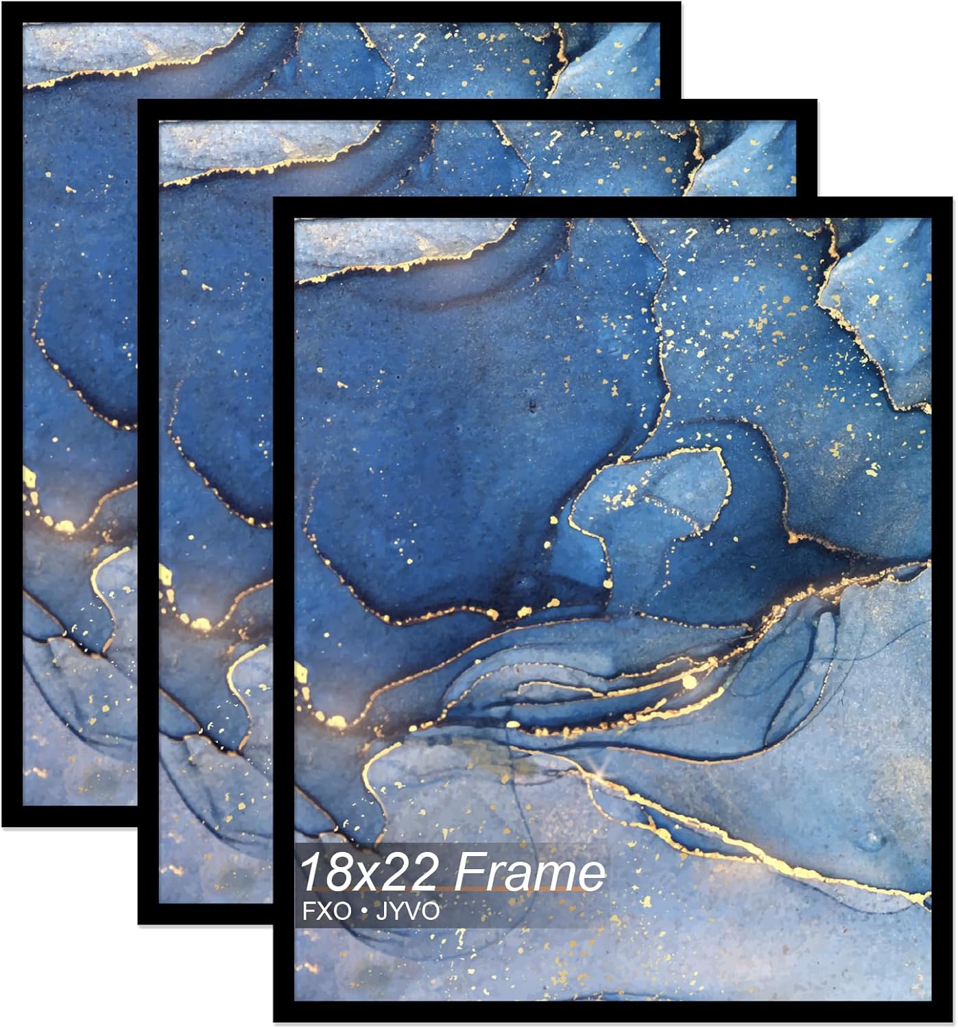 18x22 Picture Frame Set of 3 for Stunning Wall Displays