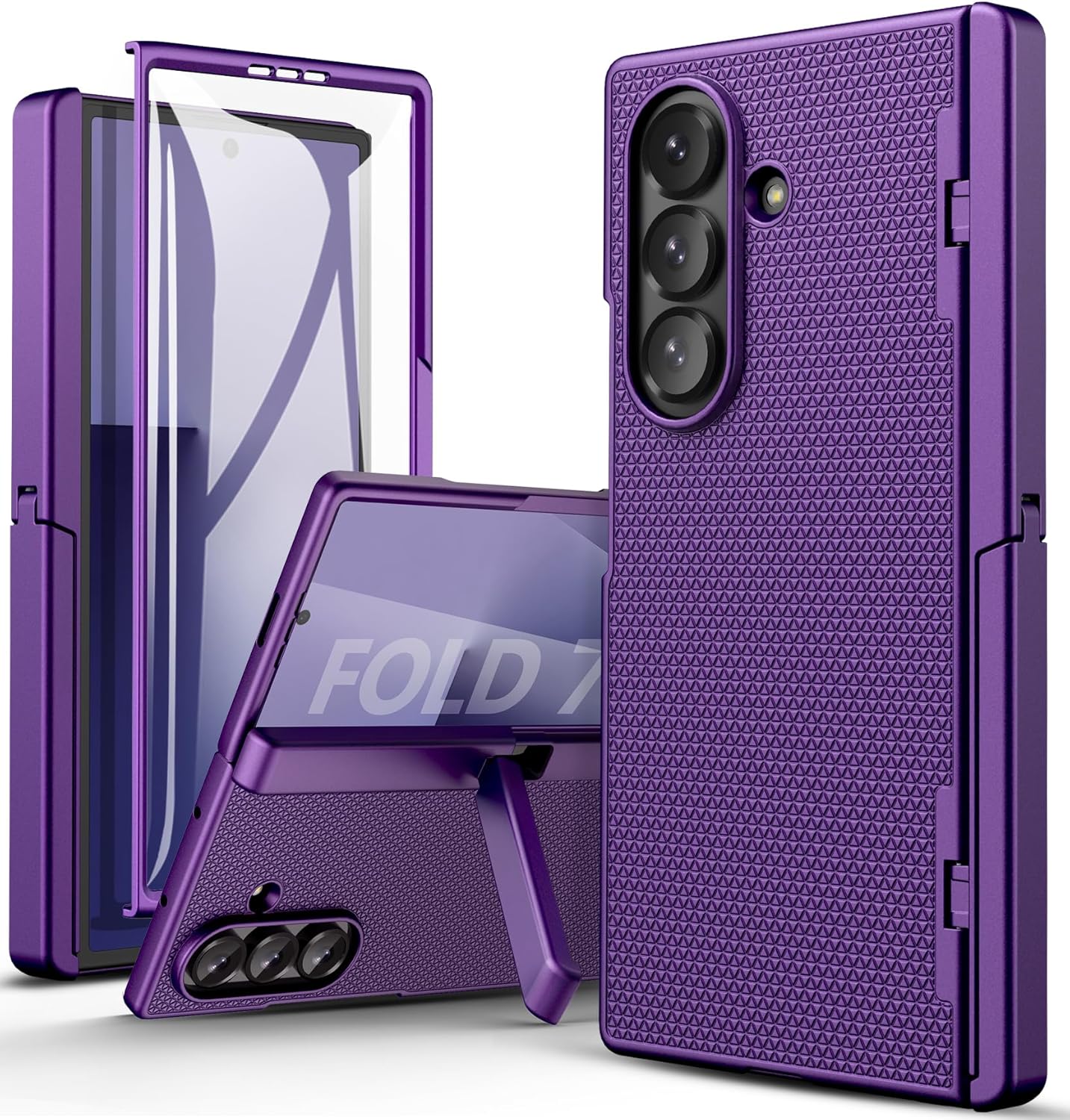 SSLOTSCASE Galaxy Z Fold 7 Case with Stand & Hinge Protection