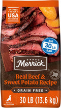 Merrick Grain Free Adult Dog Food, Real Texas Beef & Sweet Potato
