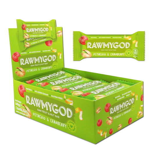 RAWMYGOD Fruit and Nut Bars: Gluten Free Vegan Snack