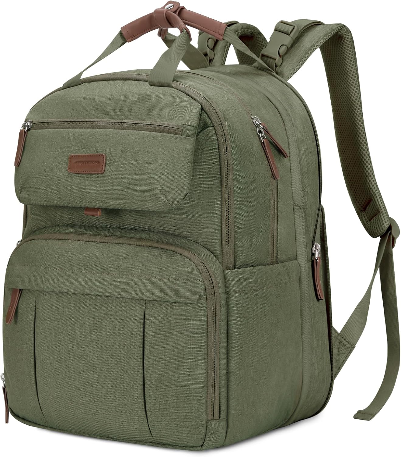mommore Diaper Bag Backpack for Twins, Expandable & Durable