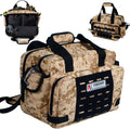 Pistol Shooting Bag - Tactical Handgun Case with 3 Compartments