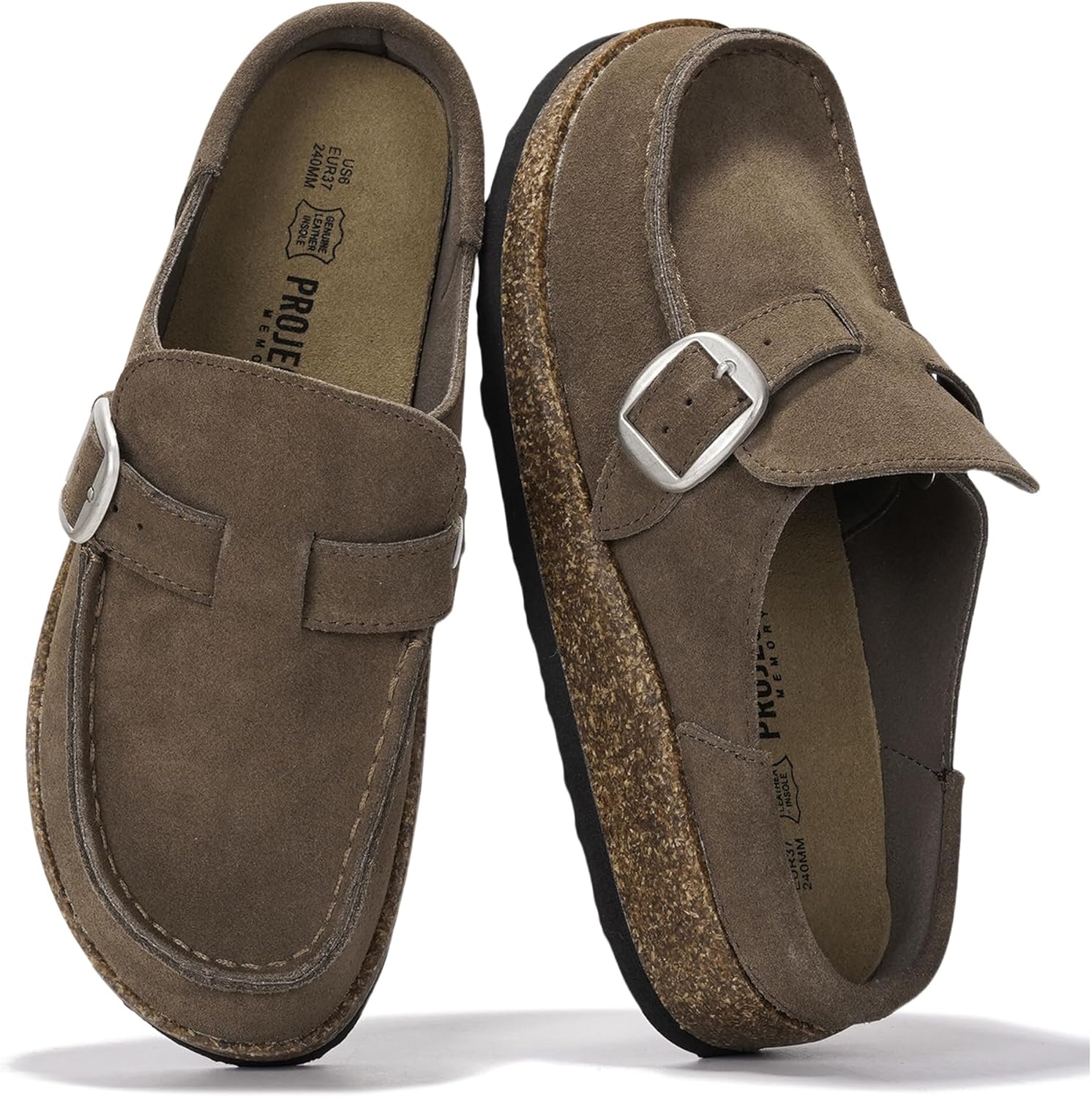 Project Cloud Genuine Leather Clogs for Women - Comfort & Style