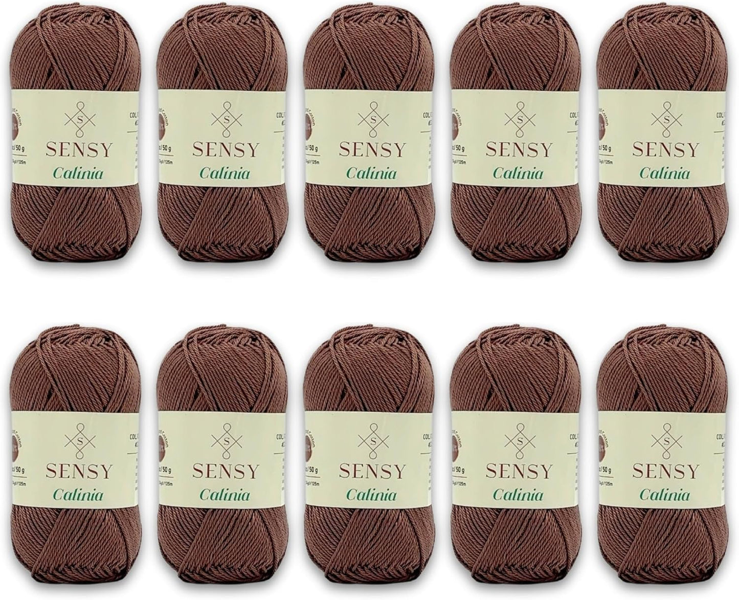 10 Skeins of Sensy Calinia Yarn for Amigurumi Projects