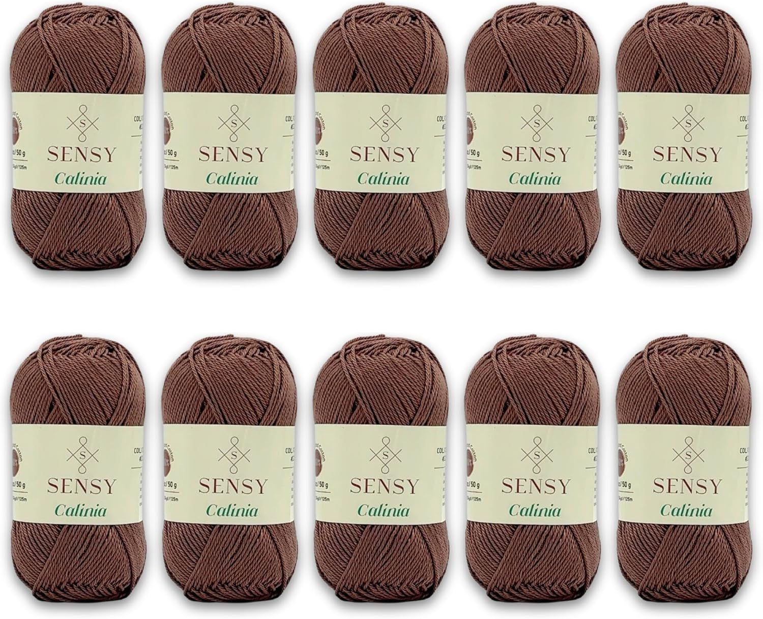 10 Skeins of Sensy Calinia Yarn for Amigurumi Projects