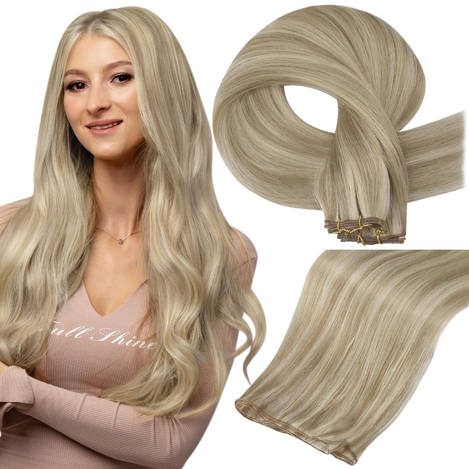 Full Shine Genius Weft Hair Extensions for Natural Volume