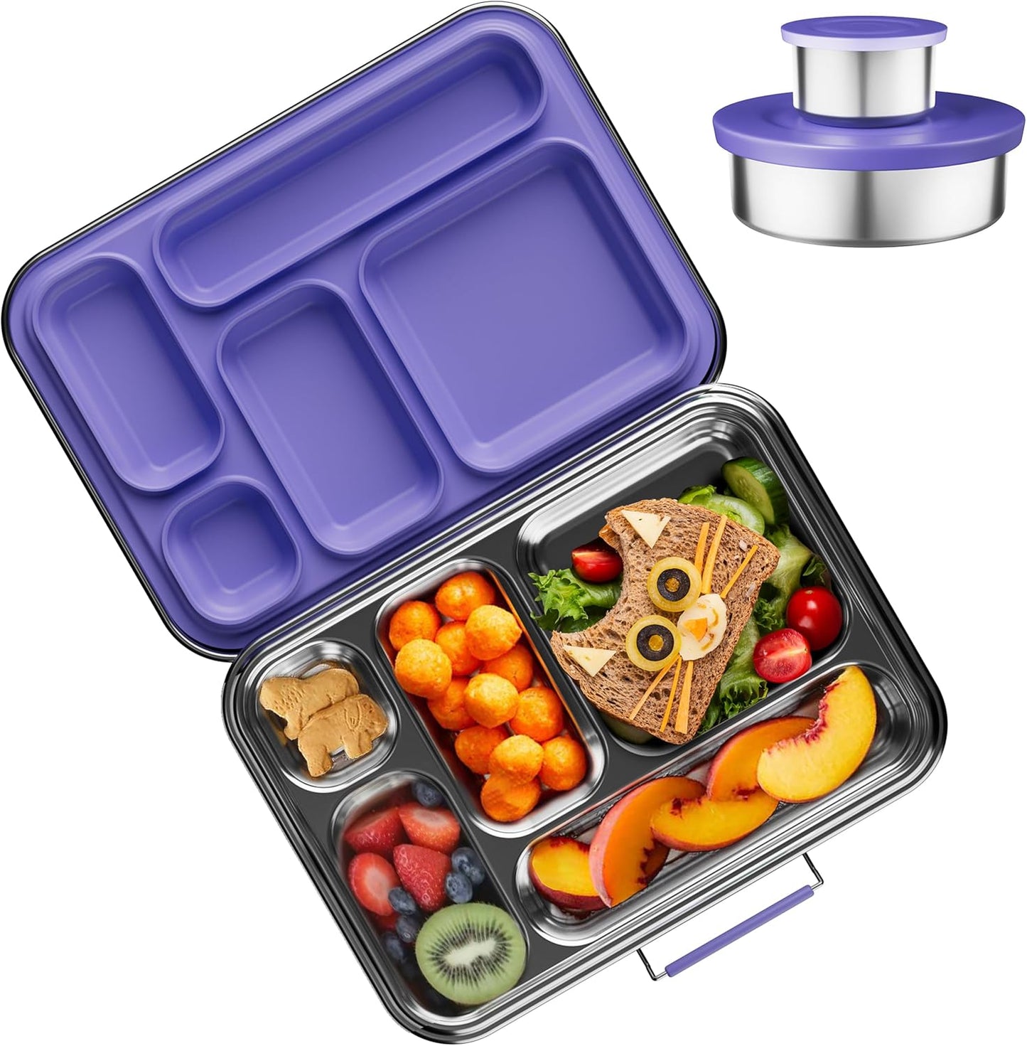 Stainless Steel Bento Box for Kids - Durable and Leakproof Design